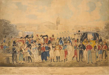 Place Louis XV, Paris, septembre 1815